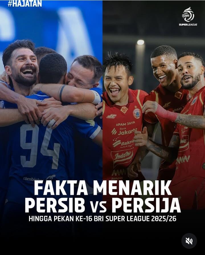  Persib Kalahkan Persija 1-0 di Super League